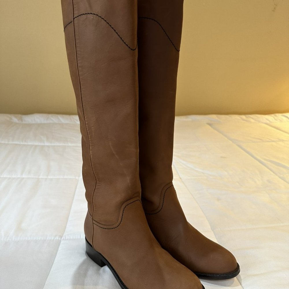 Chanel Tall Leather Boots